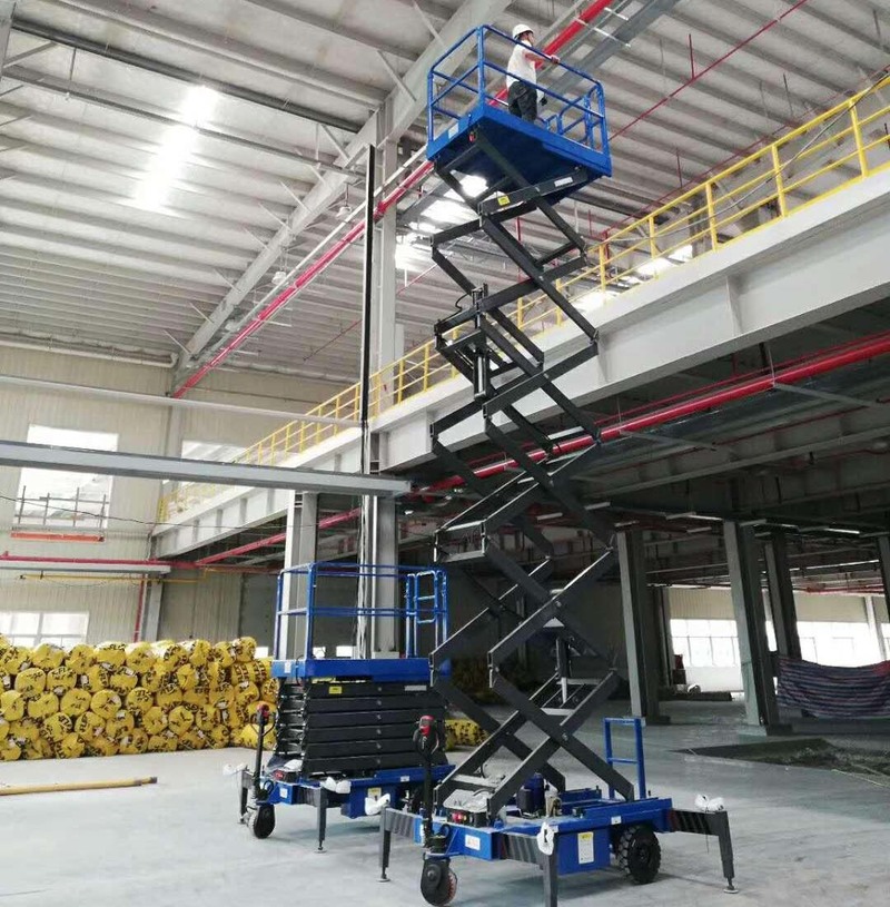 柳州助力行走剪叉式高空作业平台
